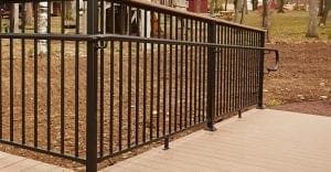 metal deck railing