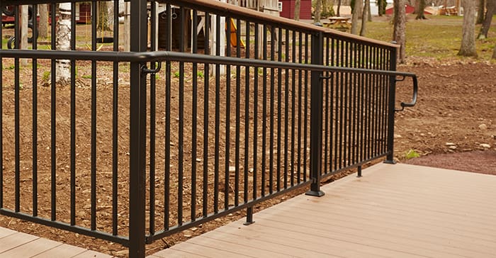 metal fortress deck railing