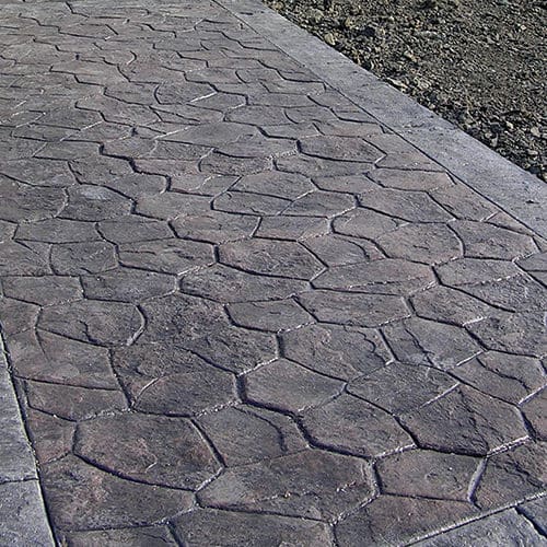 Stamped Concrete Walkway