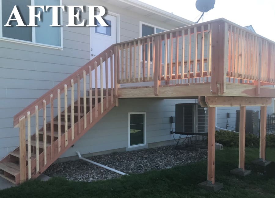 Wood Deck Replacement After