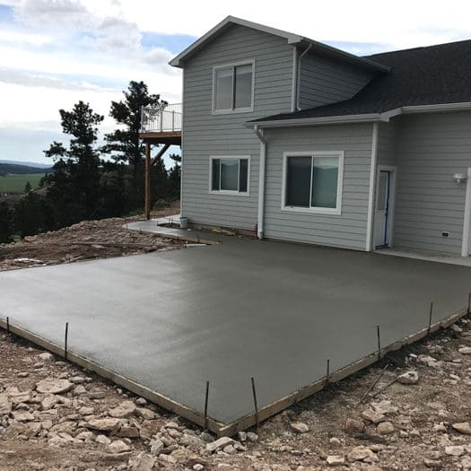 new concrete house