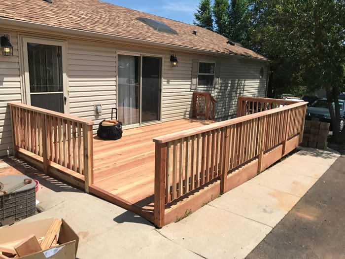 backyard deck