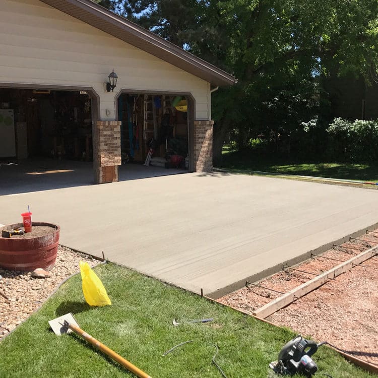 Concrete driveway replacement