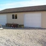 Garage with large shop addition Garage with large shop addition
