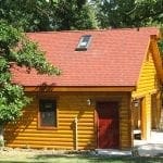 detached two car log finish garage detached two car log finish garage