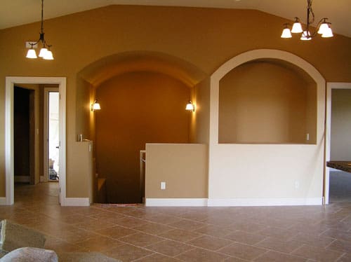 New Home living Dining room and hallways