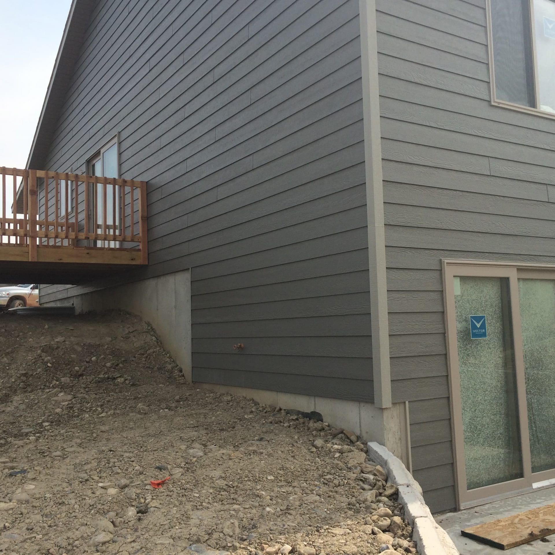 New home walkout basement