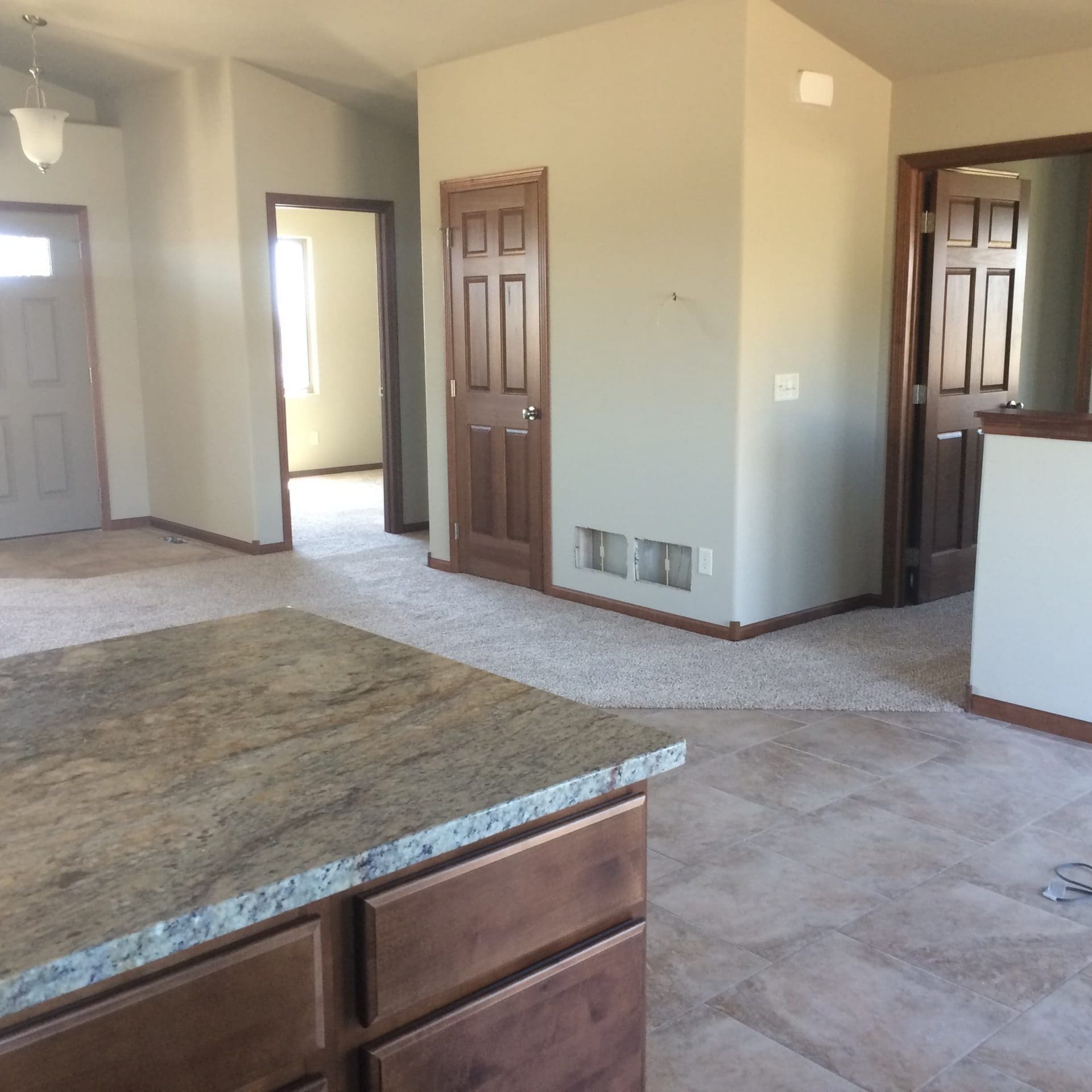 New Home Construction Living Room