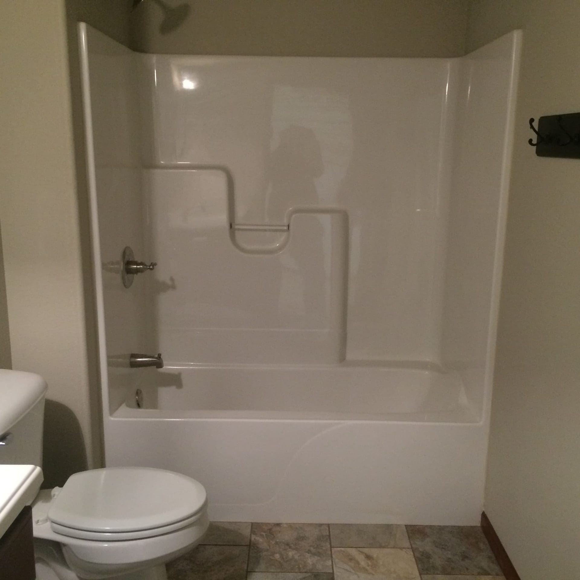 bathtub in bathroom remodel