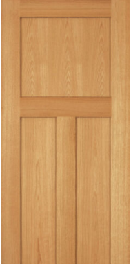 oak door flat panel