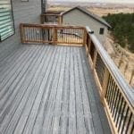 Custom Deck with trex decking Custom Deck with trex decking