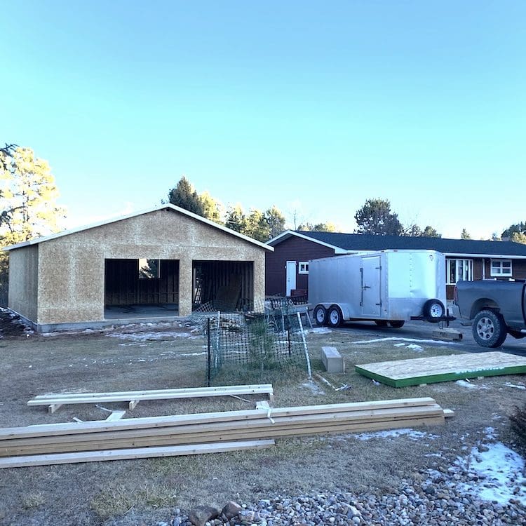 New Double Car Garage Build