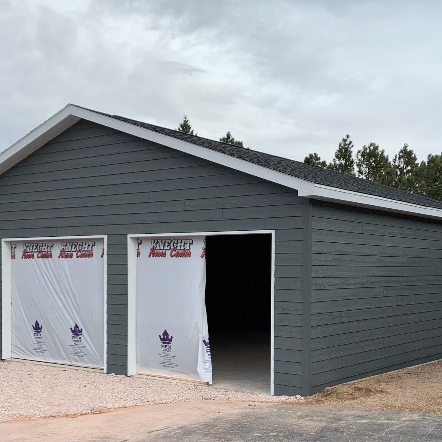 New Double Car Detached Garage