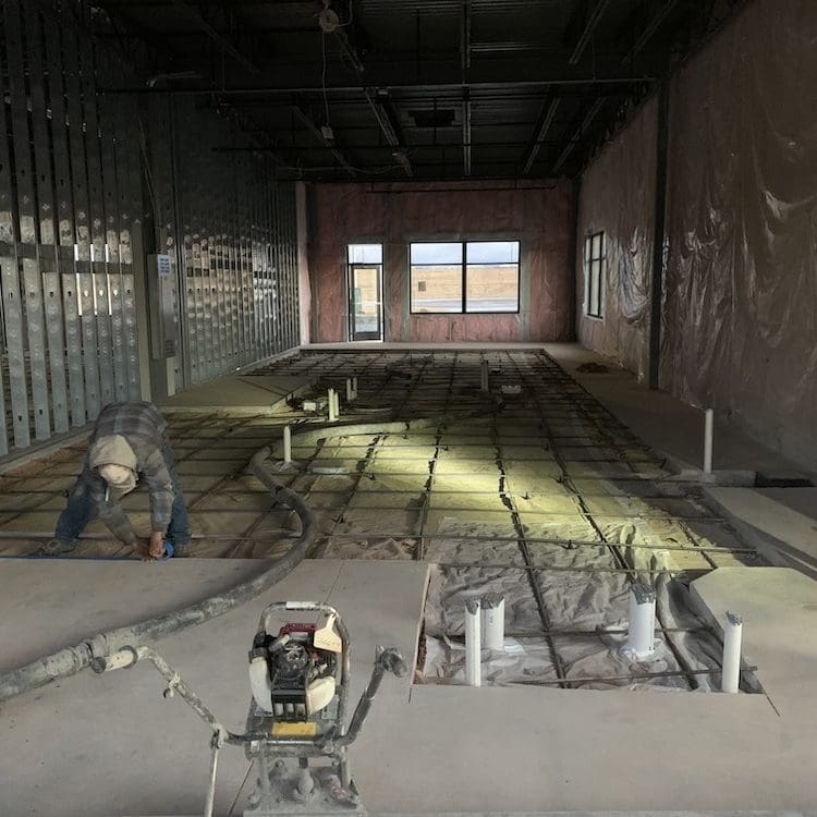 Commercial Concrete Floor rebar