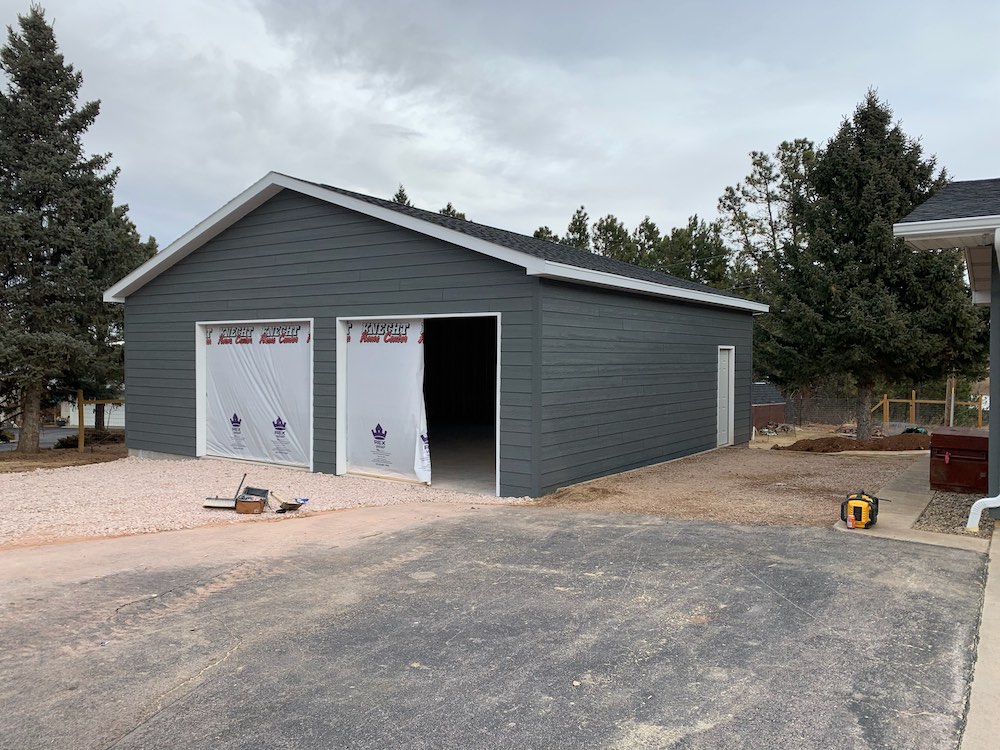 New Double Car Detached Garage