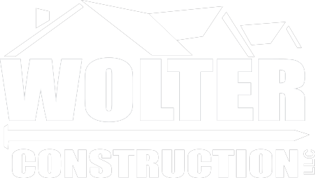 Wolter Construction Logo - White